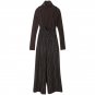 Size M Coffee Women Two-Piece Stripe Sets