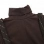 Size M Coffee Women Two-Piece Stripe Sets