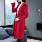 Size M Red Women Coat Hoodie