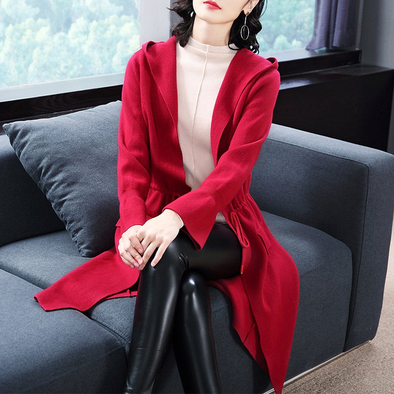 Size XL Red Women Coat Hoodie