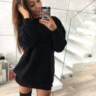 Size L Black Pullover Women Sweatshirt DM1011