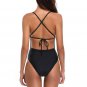 Size S Black Bandage Women One-Piece Beach Bikini DM1061