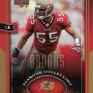 Derrick Brooks 2004 Upper Deck Diamond All-Star Lineup #54 Tampa Bay Buccaneers Football Card
