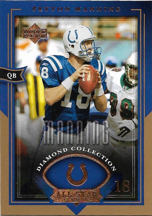 Peyton Manning 2004 Upper Deck Diamond All-Star Lineup #67 Indianapolis Colts Football Card
