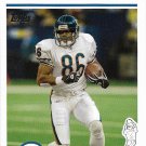 Marty Booker 2004 Topps #116 Chicago Bears Football Card