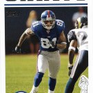 Amani Toomer 2004 Topps #230 New York Giants Football Card