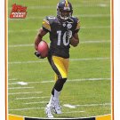 Santonio Holmes 2006 Topps Rookie #352 Pittsburgh Steelers Football Card