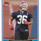 Donte Whitner 2006 Topps Rookie #340 Buffalo Bills Football Card