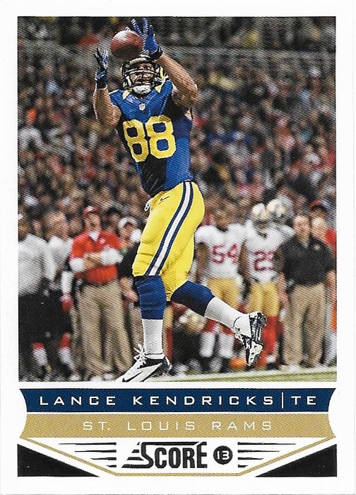 Lance Kendricks 2013 Score #174 St. Louis Rams Football Card