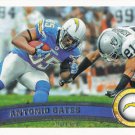 Antonio Gates 2011 Topps #806 San Diego Chargers Football Card