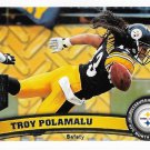 Troy Polamalu 2011 Topps #85 Pittsburgh Steelers Football Card
