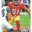 Takeo Spikes 2011 Topps #252 San Francisco 49ers Football Card