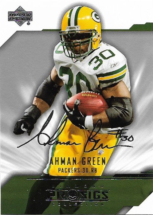 Ahman Green 2004 Upper Deck Pro Sigs #31 Green Bay Packers Football Card