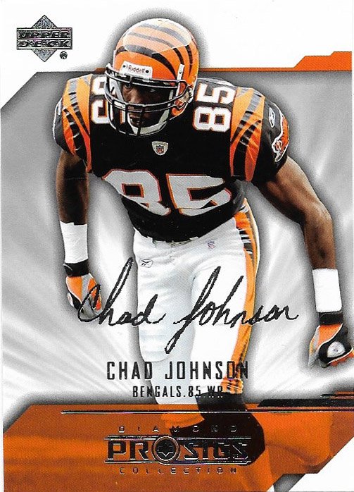 Chad Johnson 2004 Upper Deck Pro Sigs #18 Cincinnati Bengals Football Card