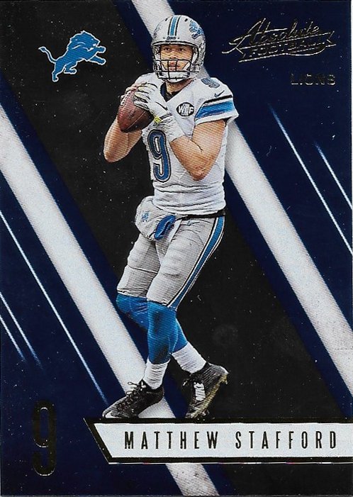 Matthew Stafford 2016 Panini Absolute #71 Detroit Lions Football Card