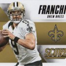 Drew Brees 2015 Score Franchise #8 New Orleans Saints Football Card