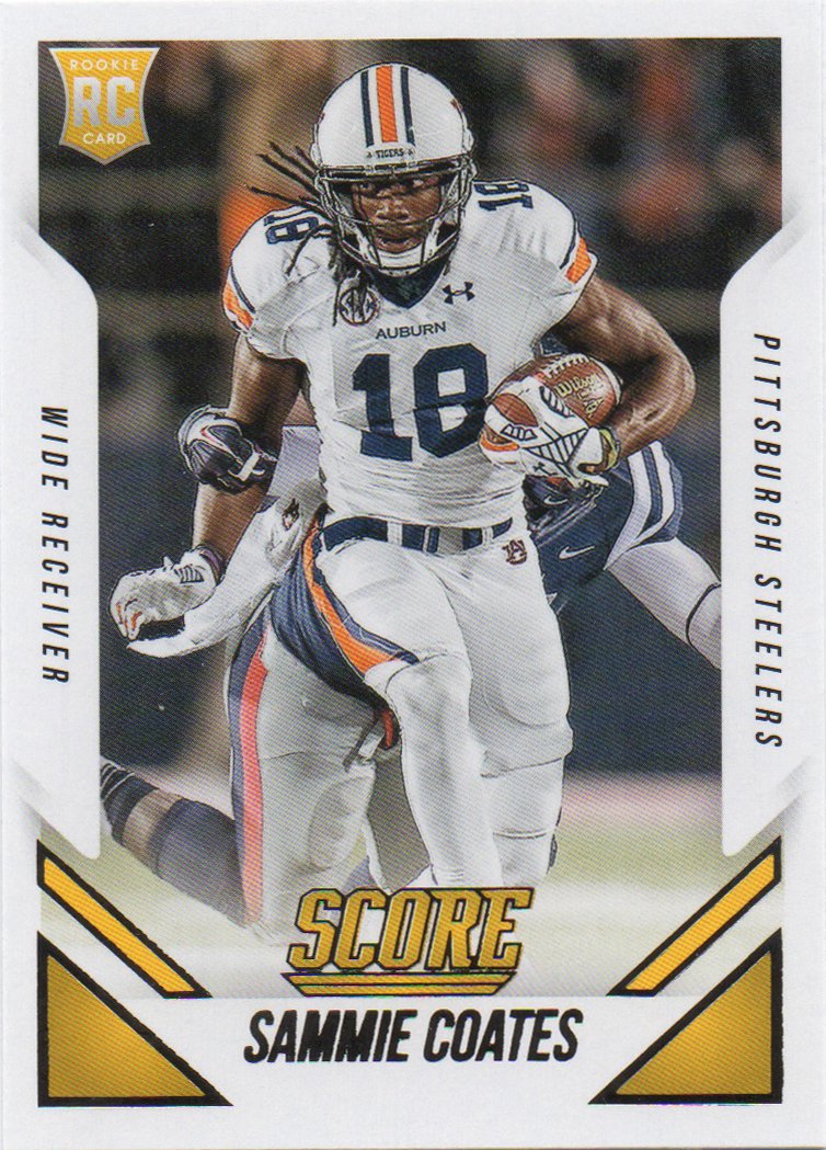 Sammie Coates 2015 Score Rookie #413 Pittsburgh Steelers Football Card