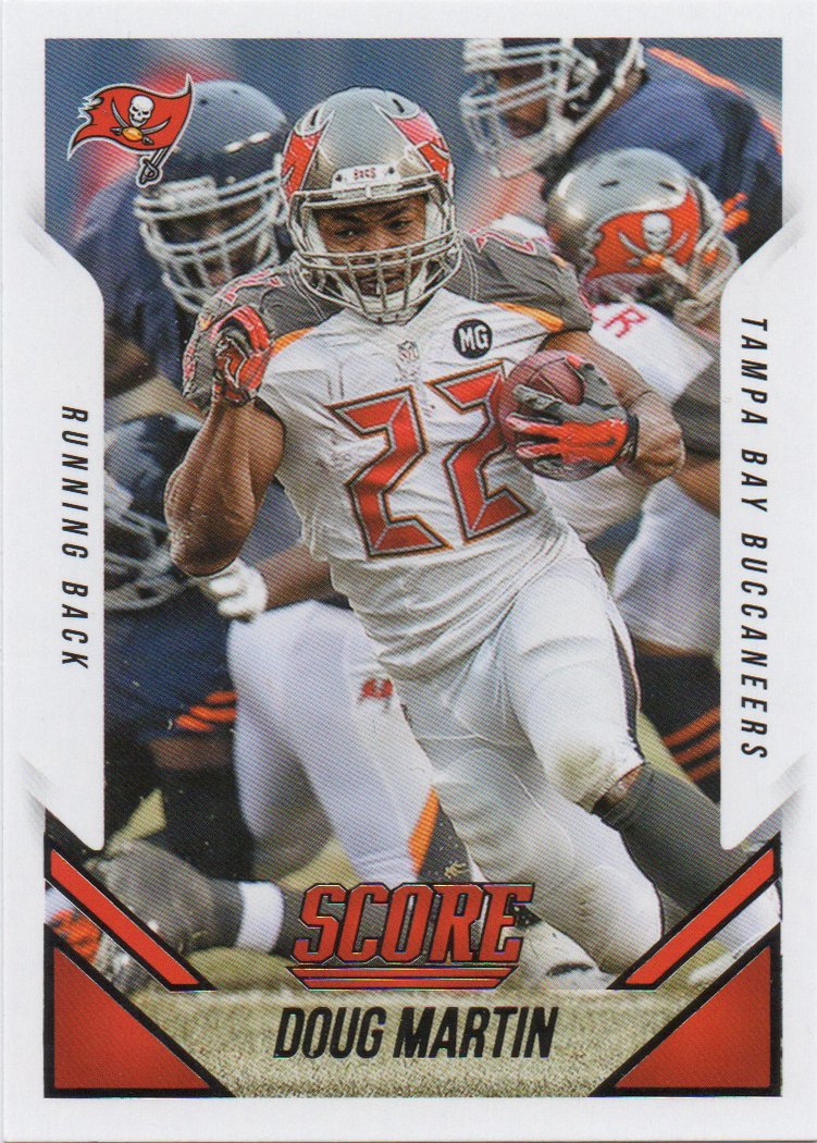 Doug Martin 2015 Score #21 Tampa Bay Buccaneers Football Card