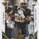 Khiry Robinson 2015 Score #59 New Orleans Saints Football Card