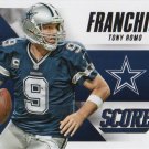 Tony Romo 2015 Score Franchise #5 Dallas Cowboys Football Card