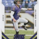 Justin Tucker 2015 Score #270 Baltimore Ravens Football Card