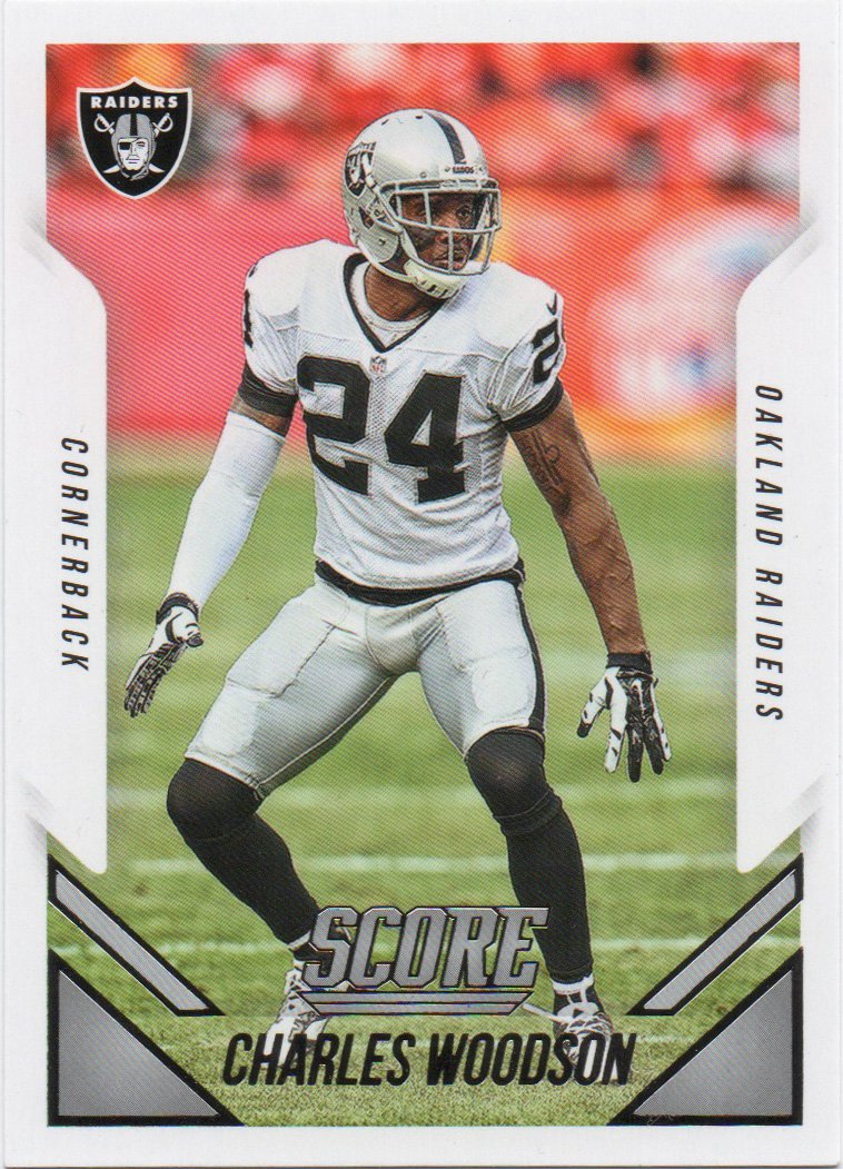 Charles Woodson 2015 Score #163 Oakland Raiders Football Card