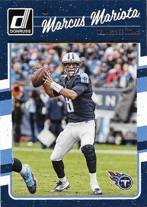 Marcus Mariota 2016 Donruss #284 Tennessee Titans Football Card