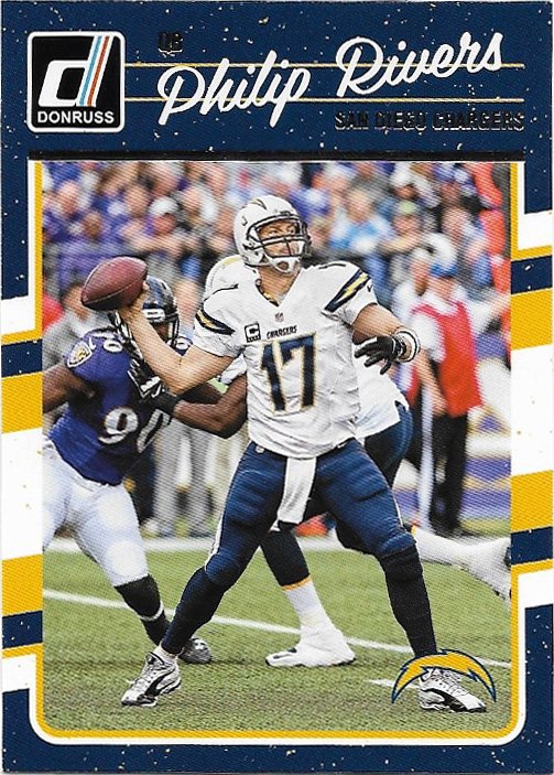 Philip Rivers 2016 Donruss #246 San Diego Chargers Football Card