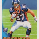 Eric Decker 2010 Topps Rookie #258 Denver Broncos Football Card