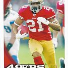 Frank Gore 2010 Topps #257 San Francisco 49ers Football Card Frank Gore 2010 Topps #257 San Francisco 49ers Football Card