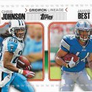 Chris Johnson-Jahvid Best 2010 Topps Gridiron Lineage #GL-JB Football Card Chris Johnson-Jahvid Best 2010 Topps Gridiron Lineage #GL-JB Football Card