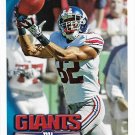 Mario Manningham 2010 Topps #39 New York Giants Football Card