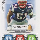 Jerod Mayo 2010 Topps Attax #JM New England Patriots Football Card