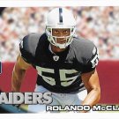 Rolando McClain 2010 Topps Rookie #428 Oakland Raiders Football Card
