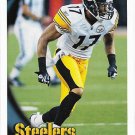 Mike Wallace 2010 Topps #8 Pittsburgh Steelers Football Card