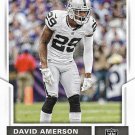 David Amerson 2017 Score #25 Oakland Raiders Football Card