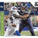 Cliff Avril 2017 Score Sack Attack #8 Seattle Seahawks Football Card
