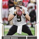 Drew Brees 2017 Score #242 New Orleans Saints Football Card