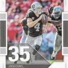 Derek Carr 2017 Score Fantasy Stars #8 Oakland Raiders Football Card