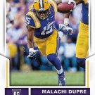 Malachi Dupree 2017 Score Rookie #376 LSU Tigers Football Card