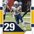 Melvin Gordon 2017 Score Fantasy Stars #7 Los Angeles Chargers Football Card
