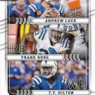 Andrew Luck, Frank Gore, T.Y. Hilton 2017 Score Drive Team #16 Indianapolis Colts Football Card