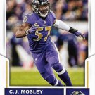 C.J. Mosley 2017 Score #127 Baltimore Ravens Football Card