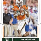 David Njoku 2017 Score Rookie #343 Miami Hurricanes Football Card