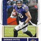 Dennis Pitta 2017 Score #303 Baltimore Ravens Football Card