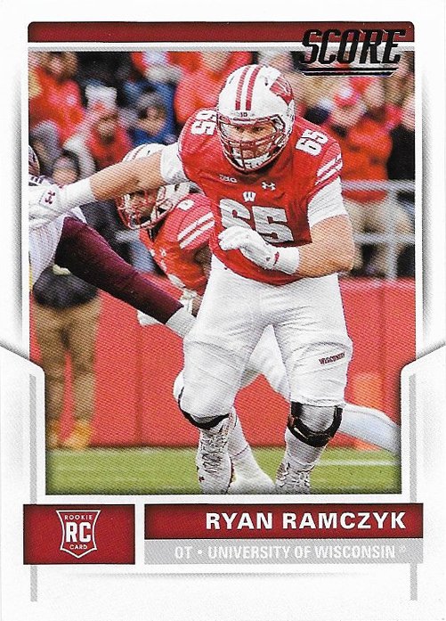 Ryan Ramczyk 2017 Score Rookie #421 Wisconsin Badgers Football Card