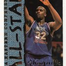 Shaquille O'Neal 1994-95 Topps #13 Orlando Magic Basketball Card Shaquille O'Neal 1994-95 Topps #13 Orlando Magic Basketball Card