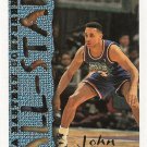 John Starks 1994-95 Topps #5 New York Knicks Basketball Card