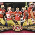 San Francisco 49ers 2012 Topps #343 Football Team Card