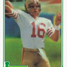 Joe Montana 2012 Topps QB Reprints San Fransico 49ers Football Card